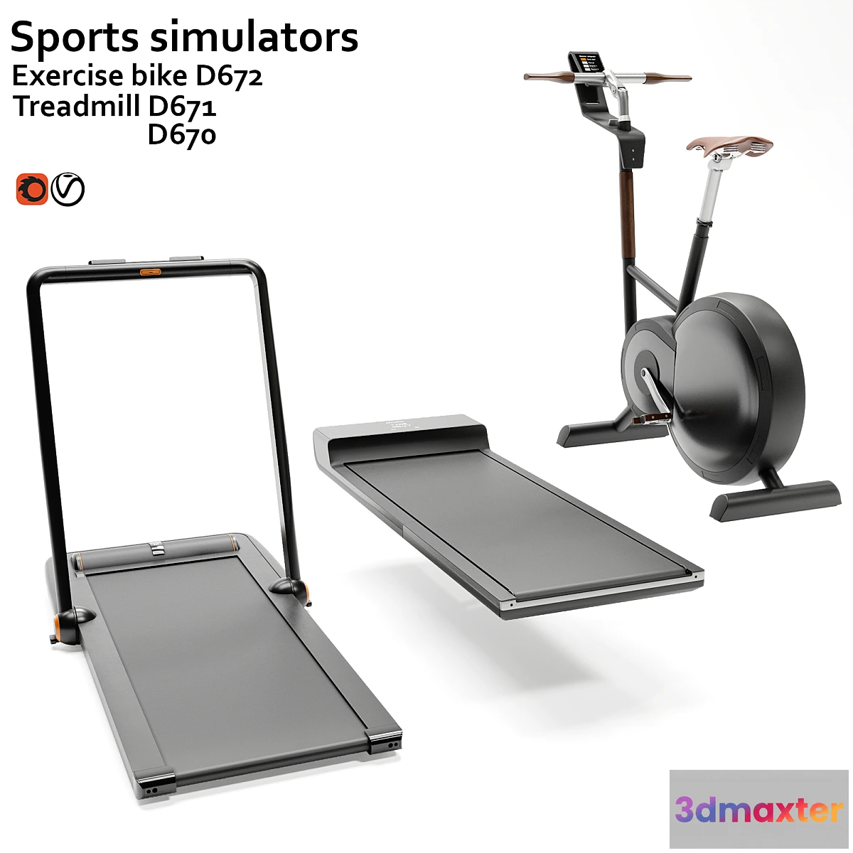 1306884 - Fitness machine BORK 3D Max