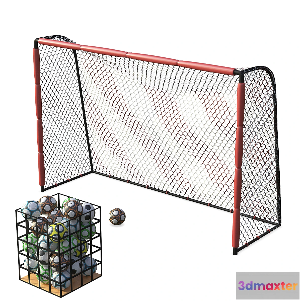 1311288 - Mini-soccer goal 3D Max