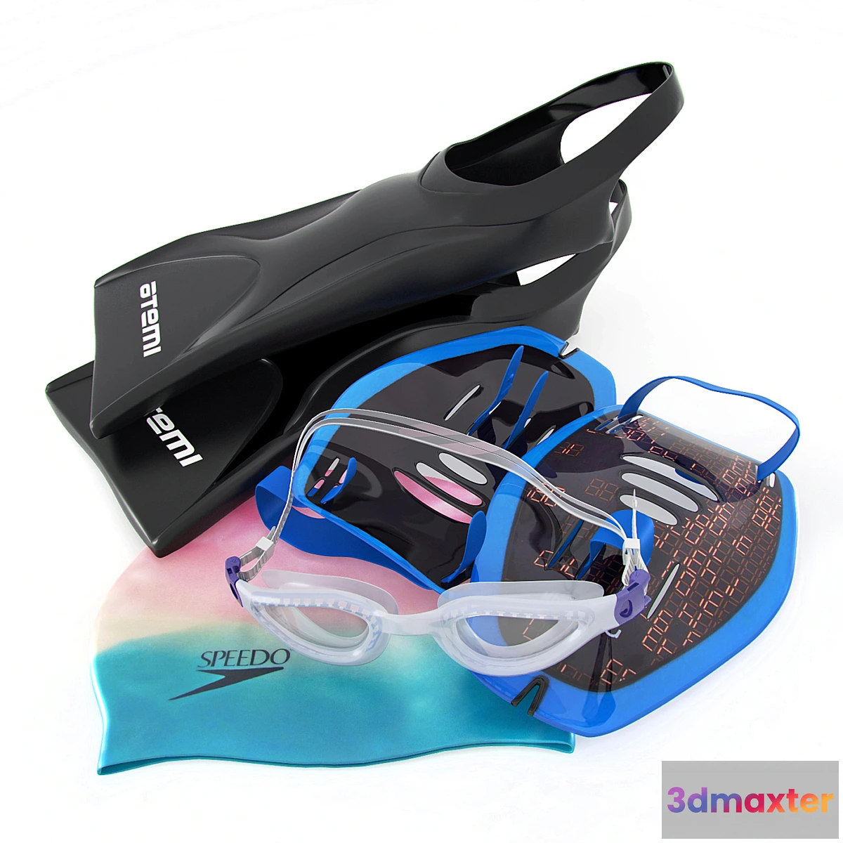 1311586 - Swimming set _ Set for swimming 3D Max