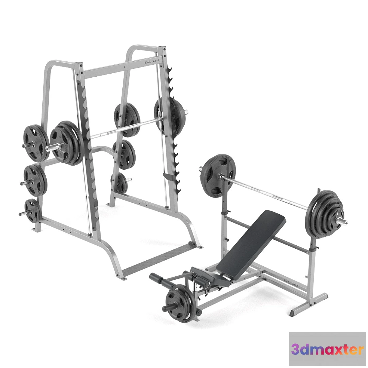 1322924 - Machine tools for the gym from BodySolid - No.2 3D Max