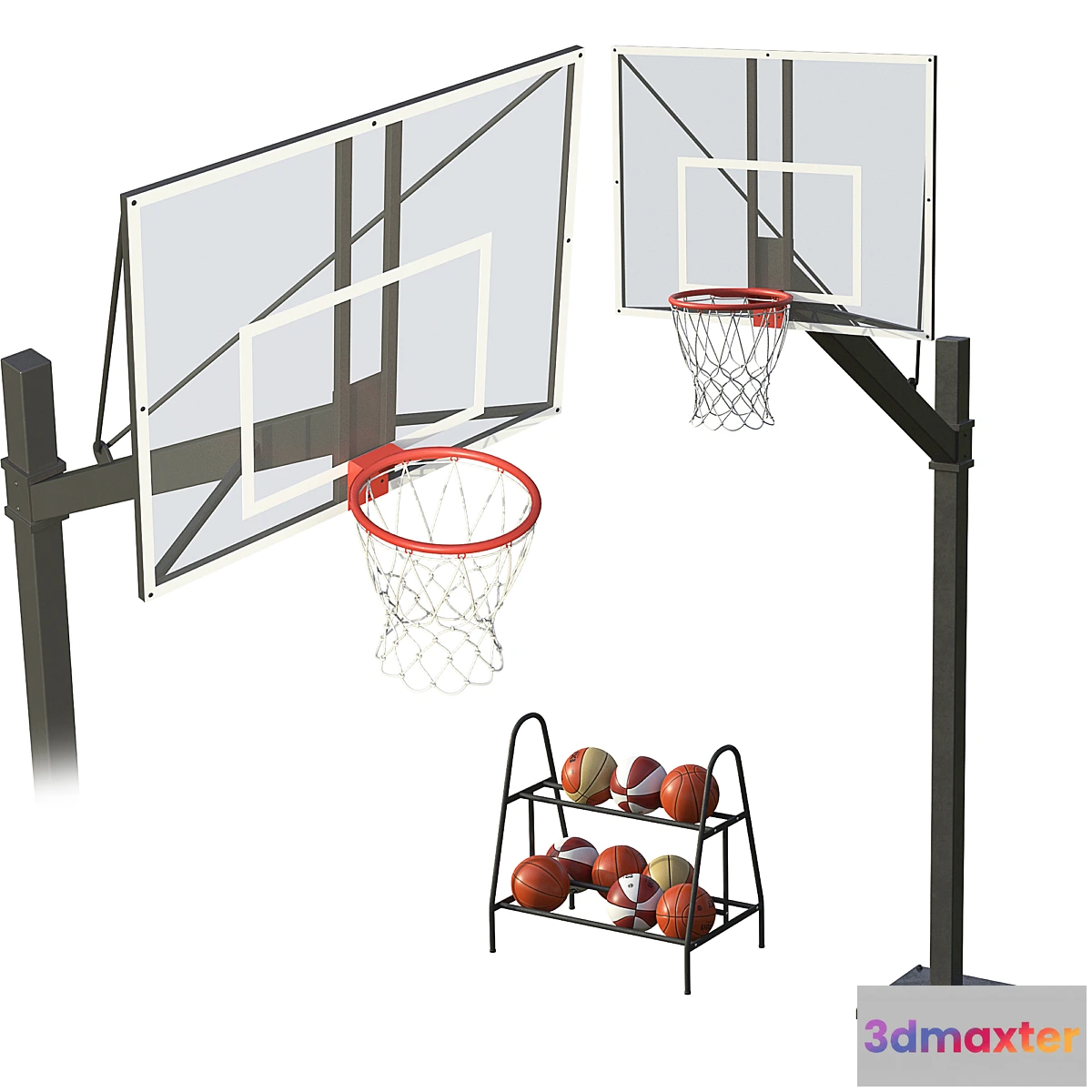 1326115 - Basketball hoop 3D Max