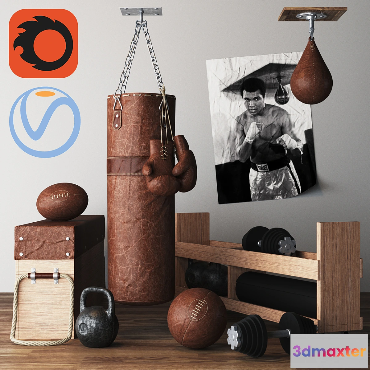 1328843 - DIY Home Gym In A Box 3D Max