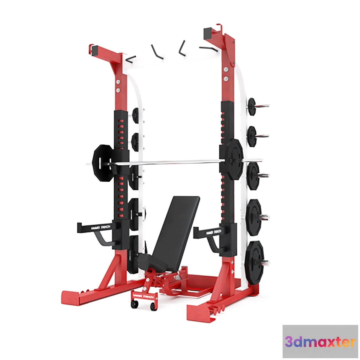 1329998 - HALF RACK_ Hammer strength 3D Max