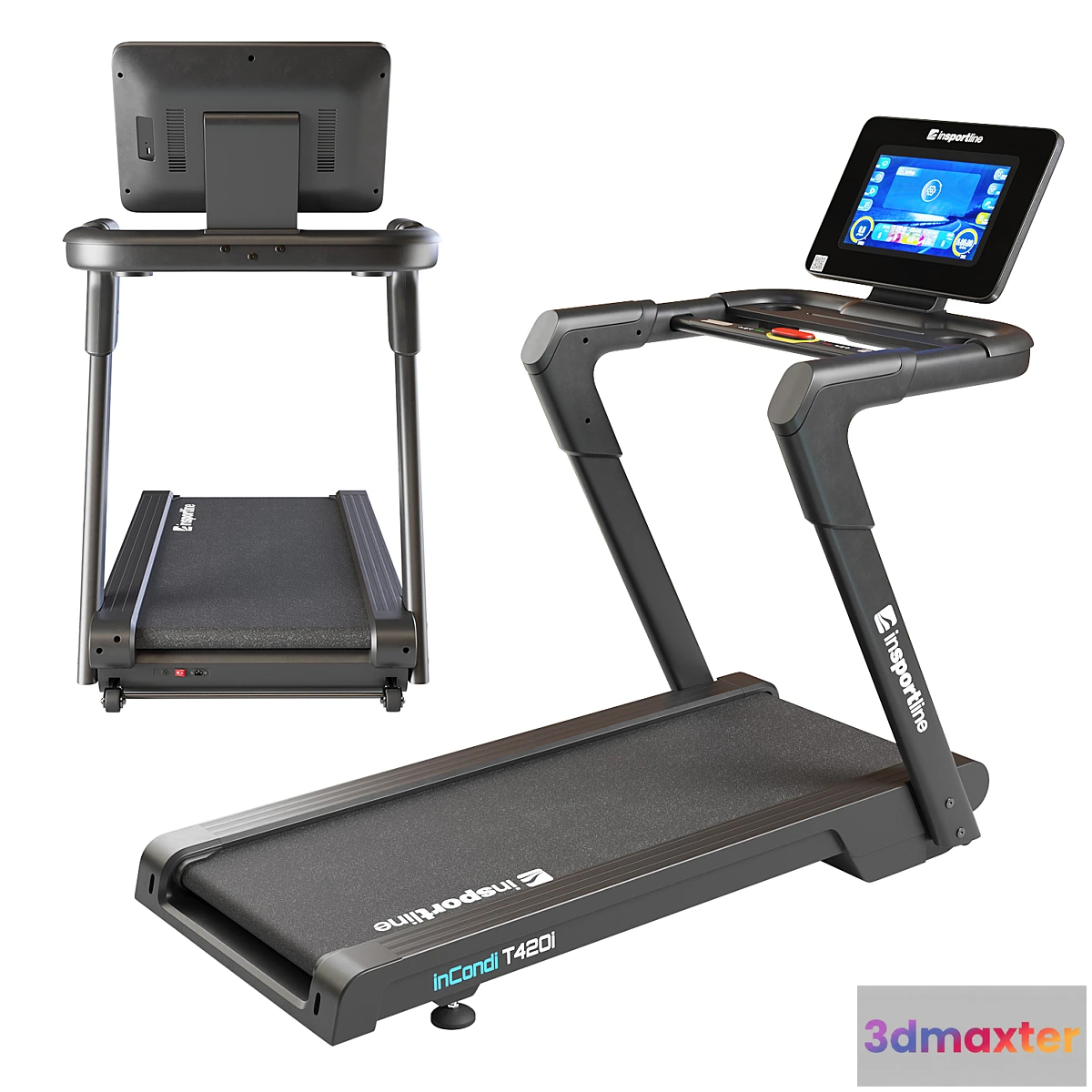 1331709 - inSportline Incondi T420i Treadmill 3D Max