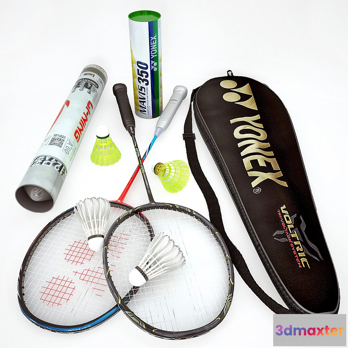 1331949 - Badminton set 3D Max