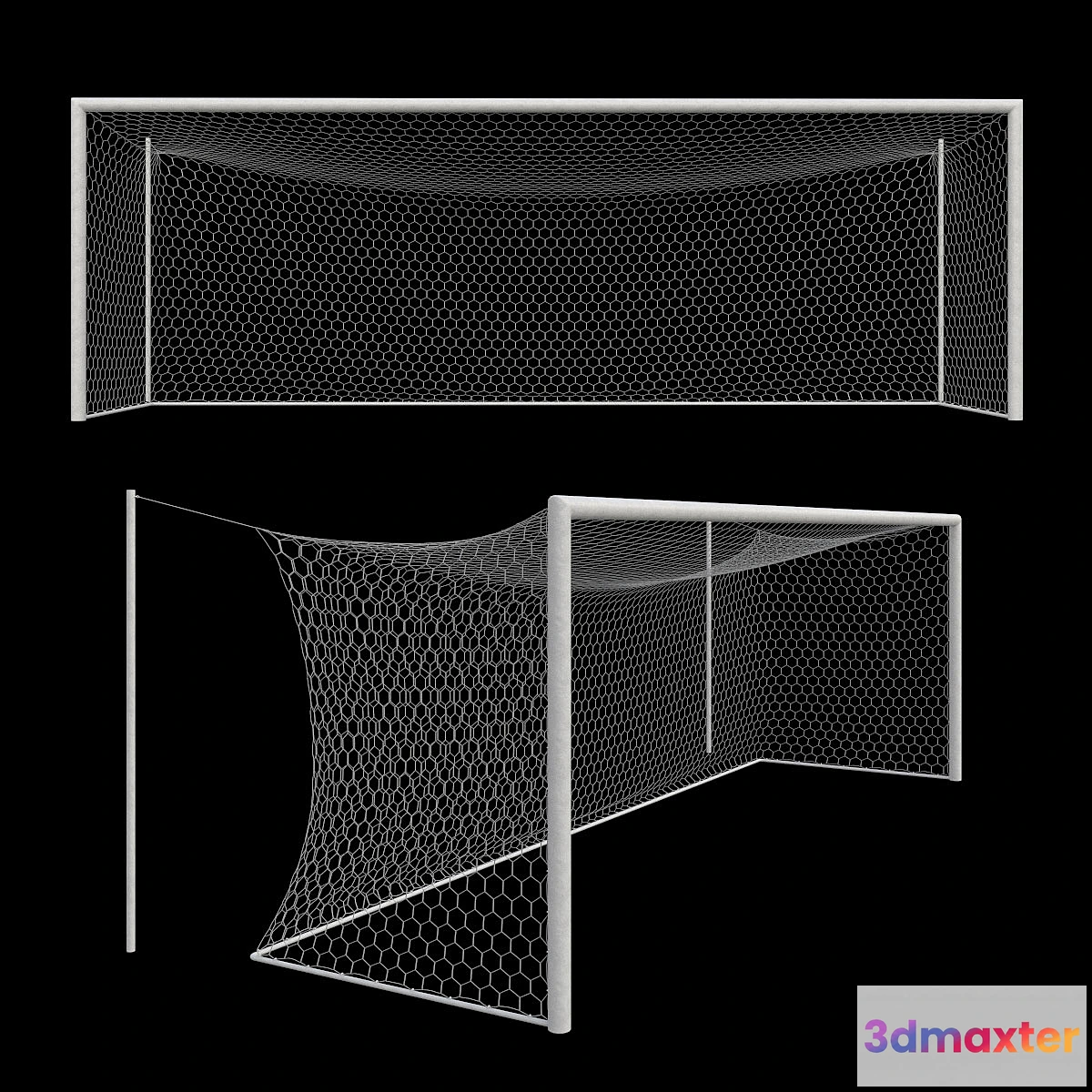 1333326 - Soccer goal 3D Max