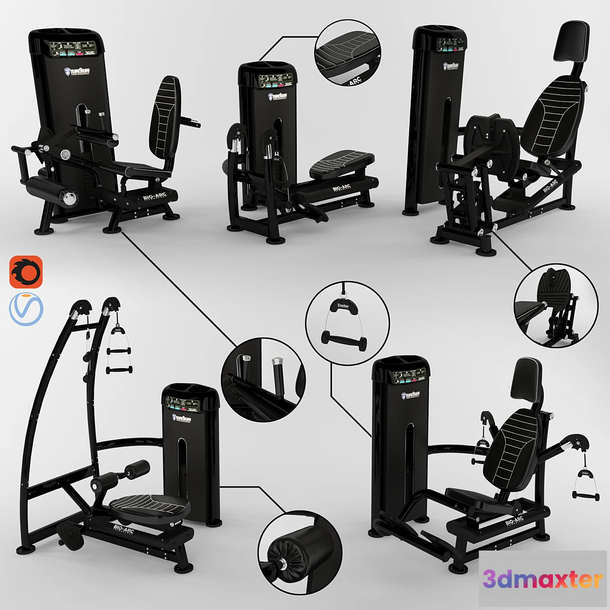 1337568 - Equipment Gym 3 3D Max