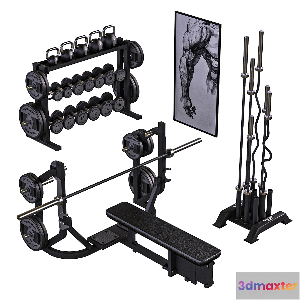 1338476 - Equipment Gym2 Part2 3D Max