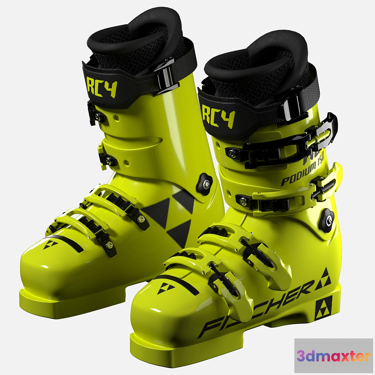 1339051 - Fischer ski mountain boots 3D Max