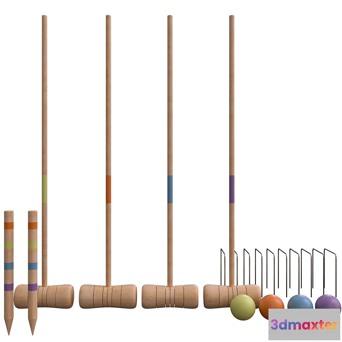 1339380 - Croquet set 3D Max