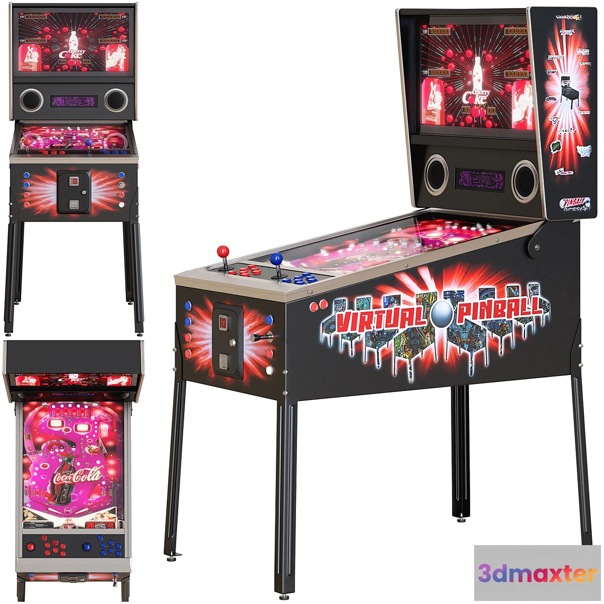 1340302 - Pinball Machine - No.2 3D Max
