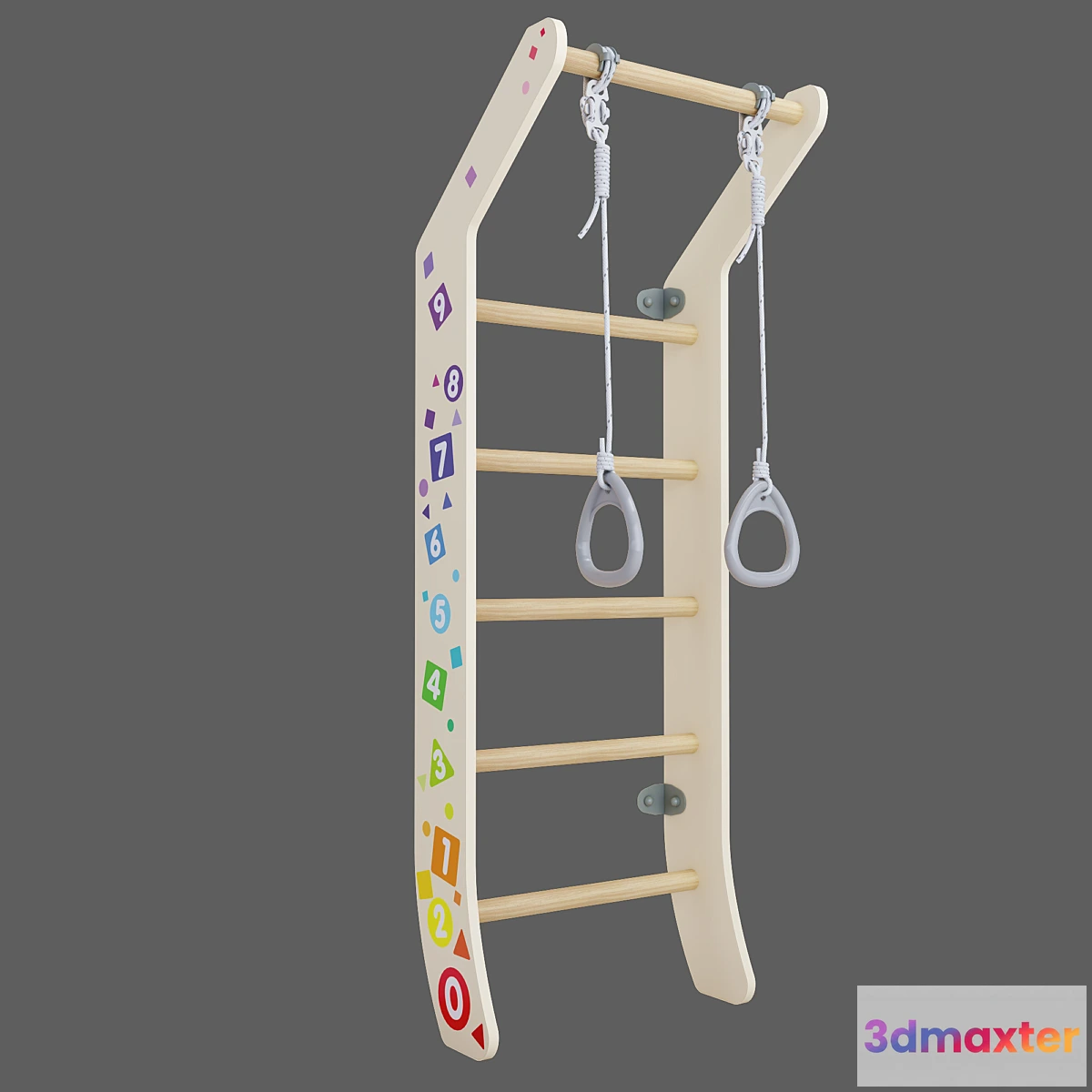 1341652 - Swedish wall ROMANA Eco 3 Luna 3D Max