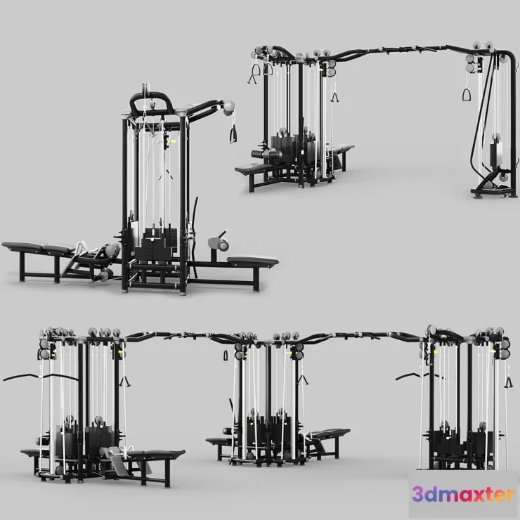 1348972 - Cable Stations range 3D Max