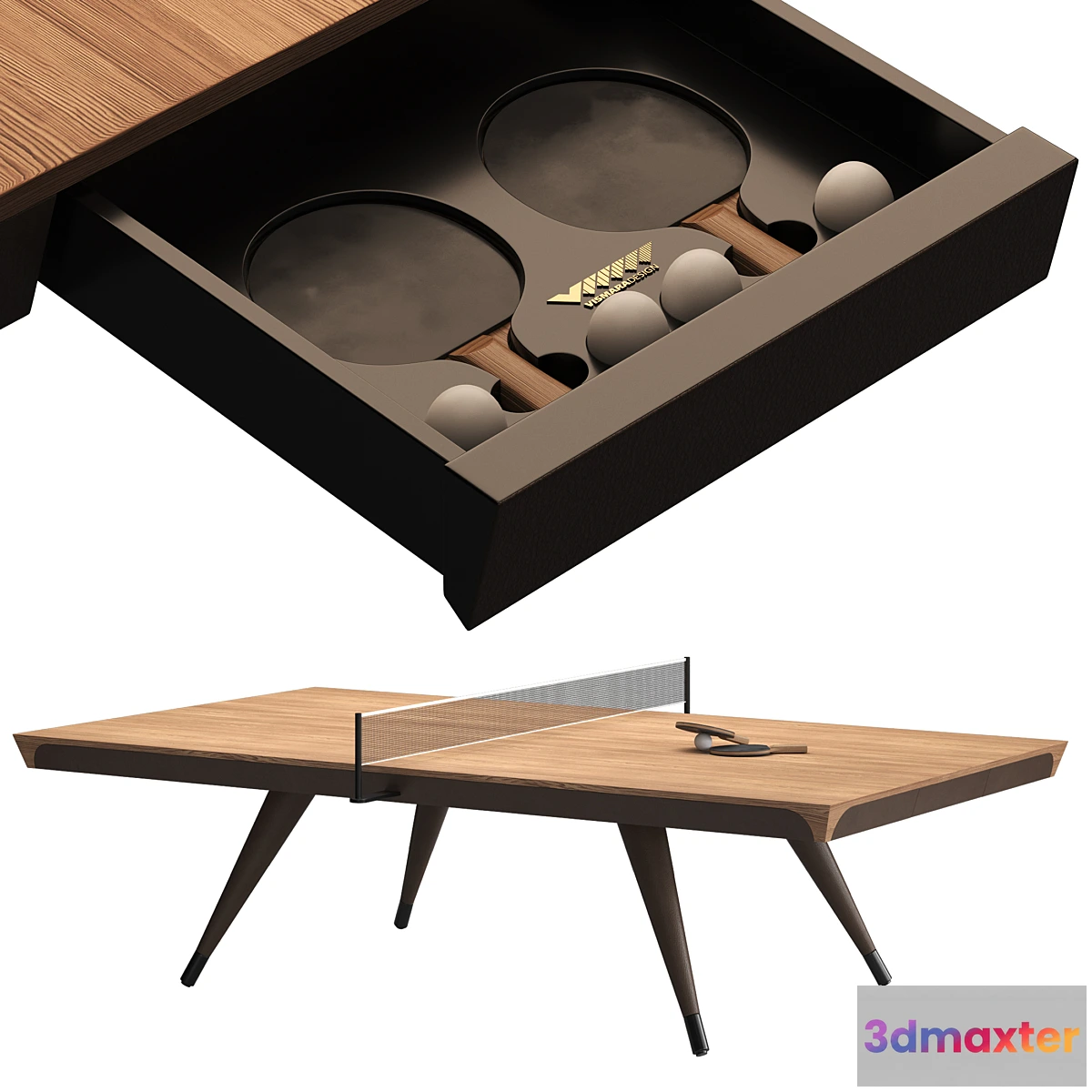 1356225 - Tennis table BLADE by Vismara Design 3D Max