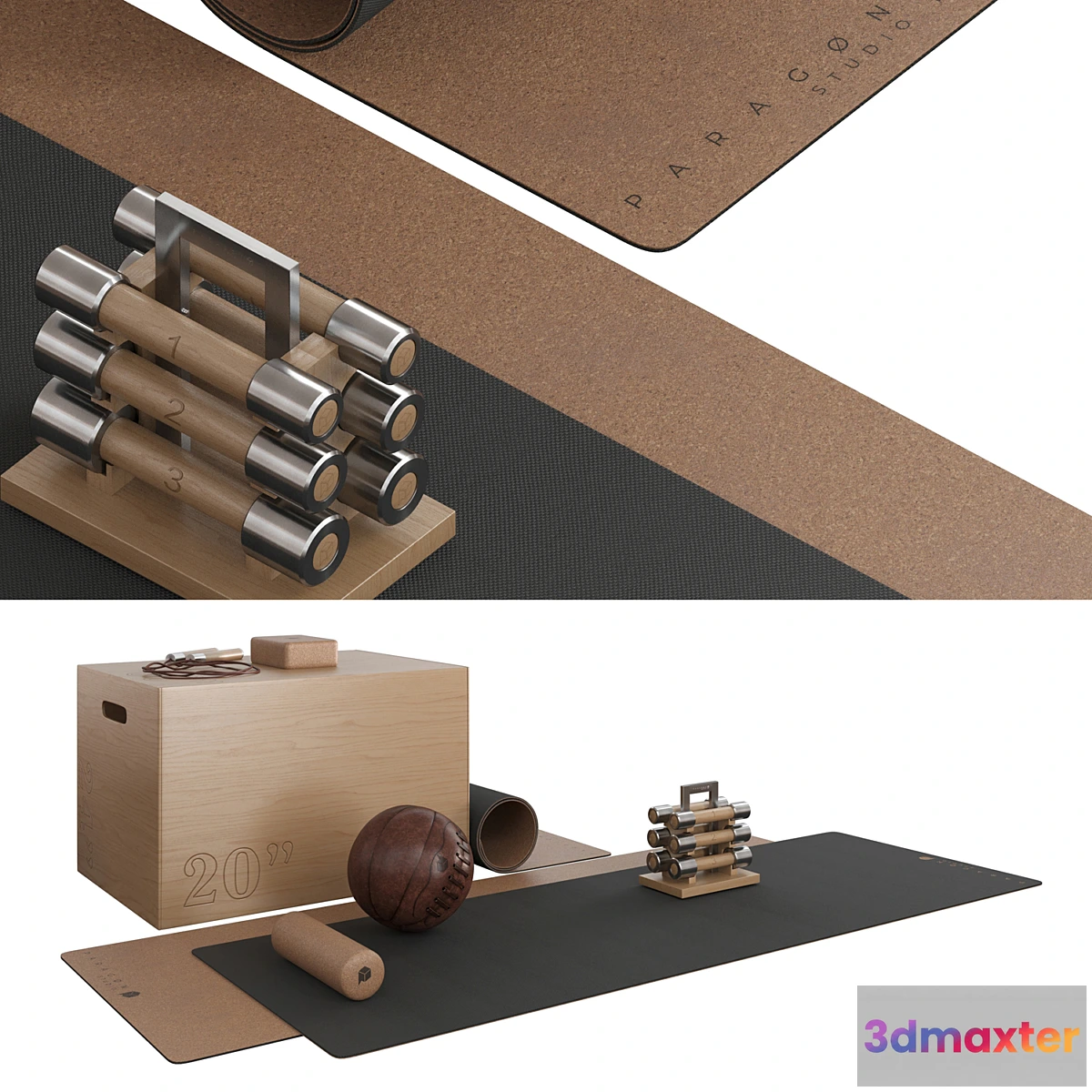 1402466 - Yoga set 3D Max