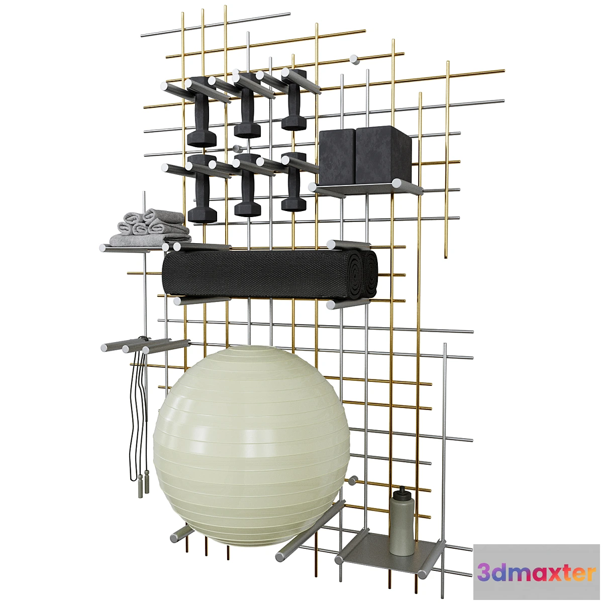 1403968 - Super Yoga Grid 3D Max