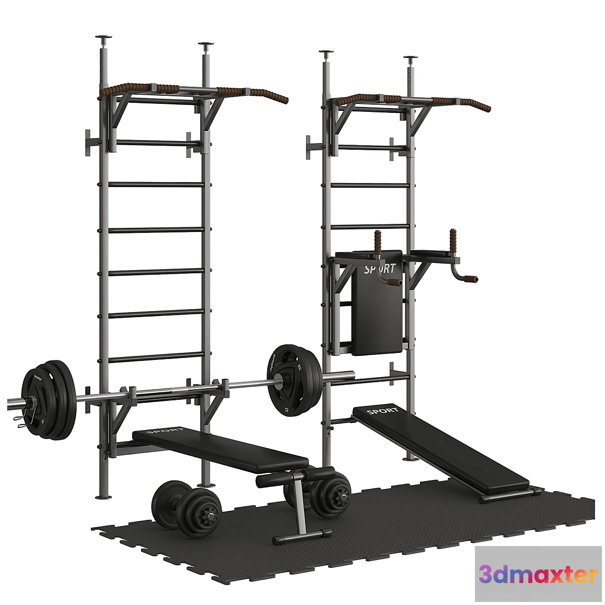 1407068 - Sport Swedish Wall 3D Max