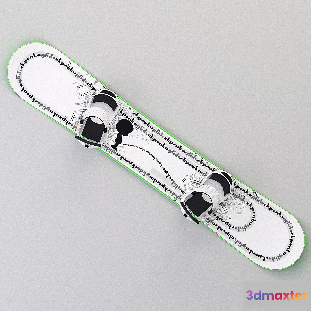 1409598 - snowbord 3D Max