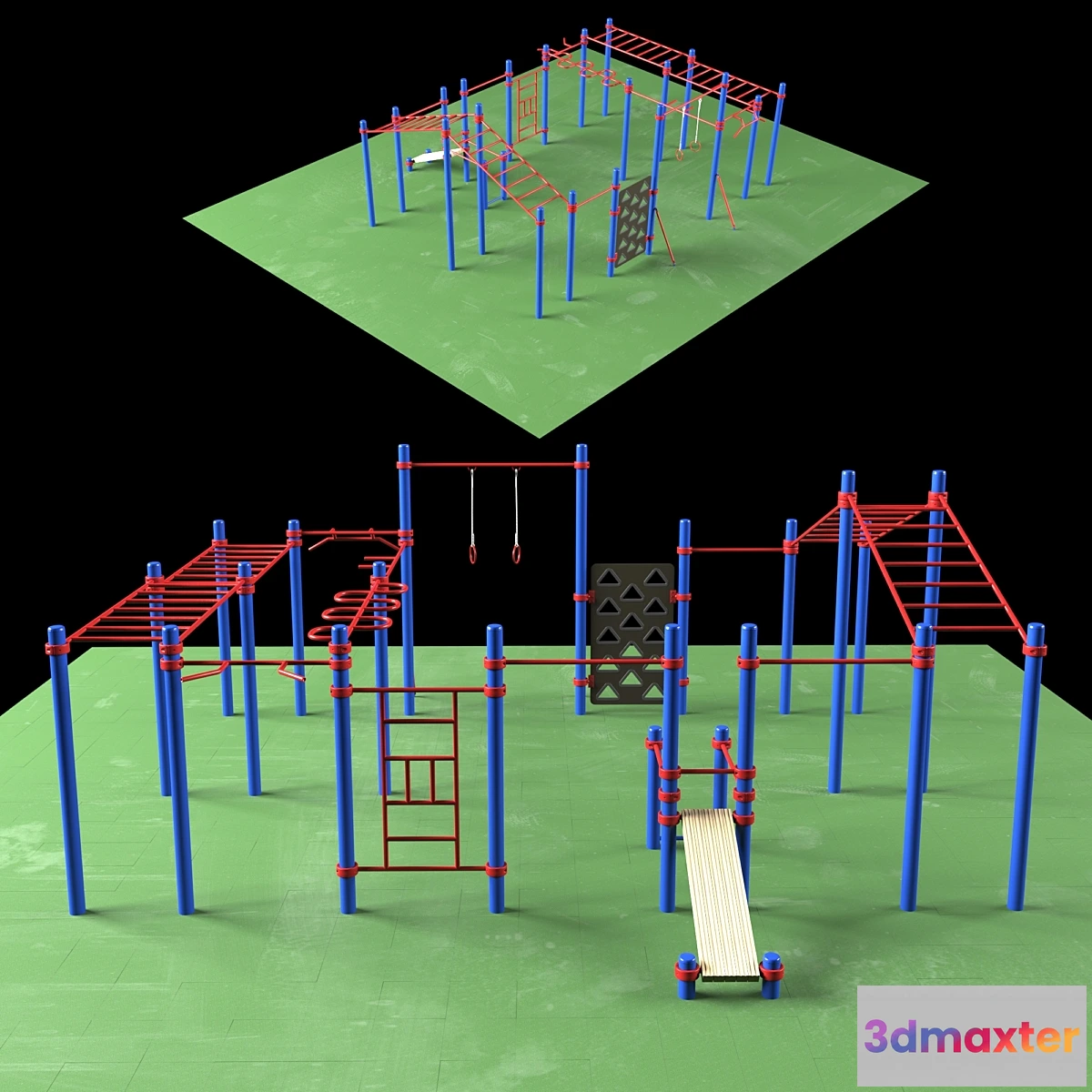 1410836 - Street Sport. Sports complex. 3D Max