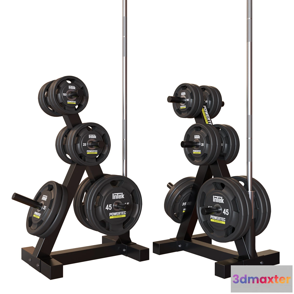 1411838 - Powertec Weight Rack 3D Max