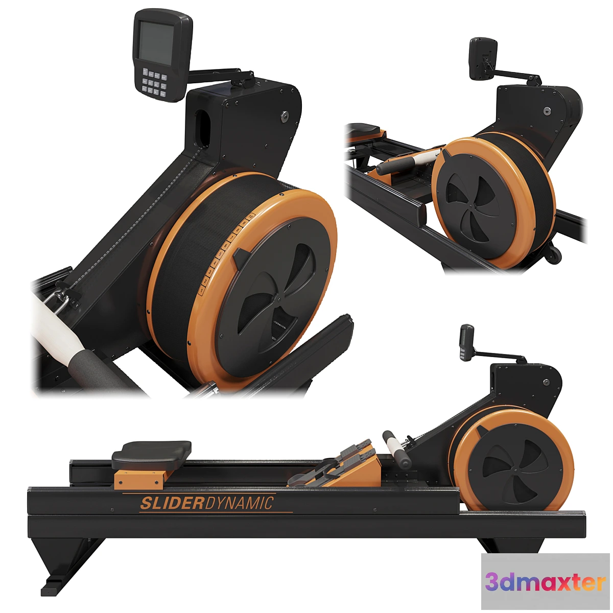 1416598 - Rowing machine Slider Dynamic 5500 3D Max