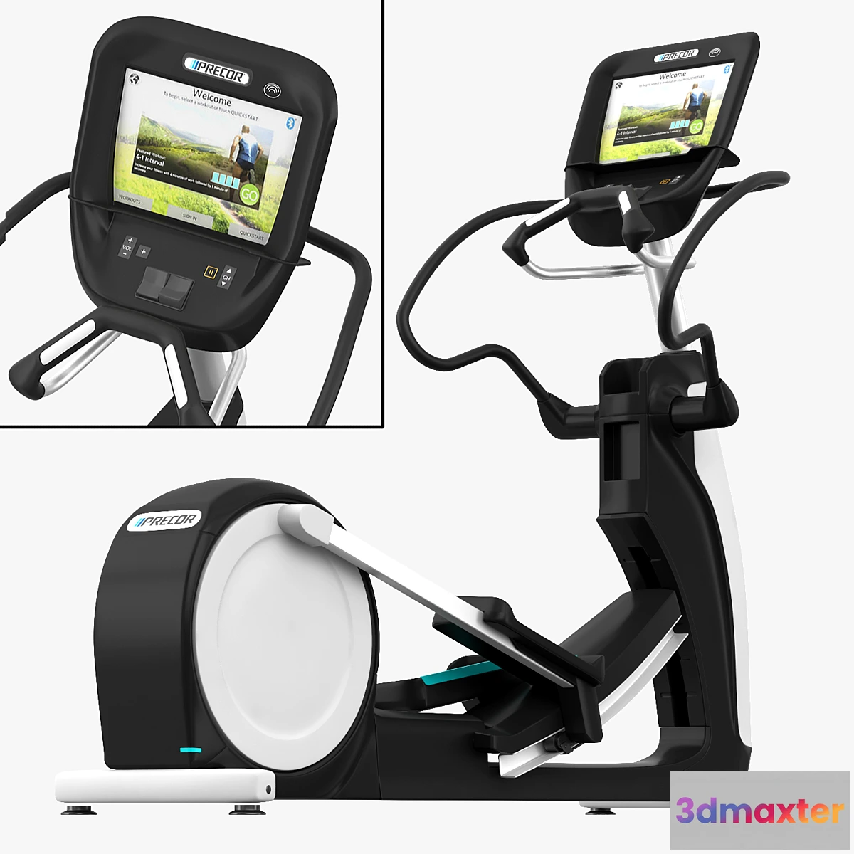 1420922 - Precor EFX 883 3Q GMS2 3D Max