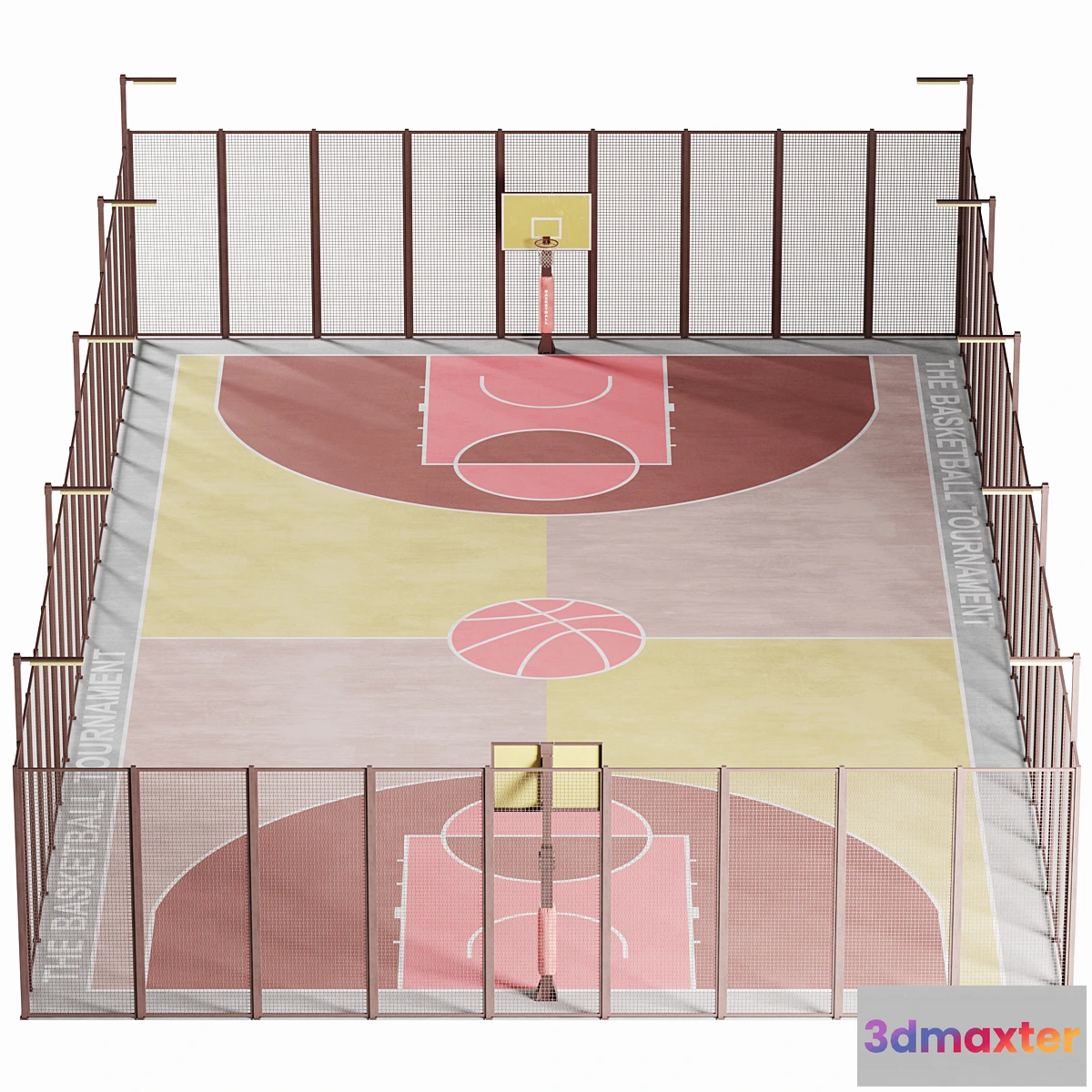 1428282 - Basketball Field - Wyoming 3D Max