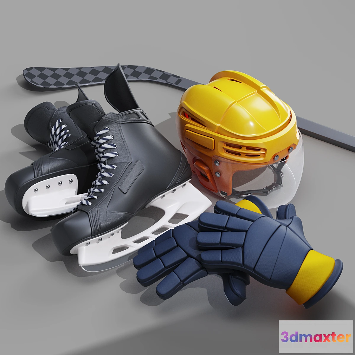 1437224 - Hockey set 3D Max