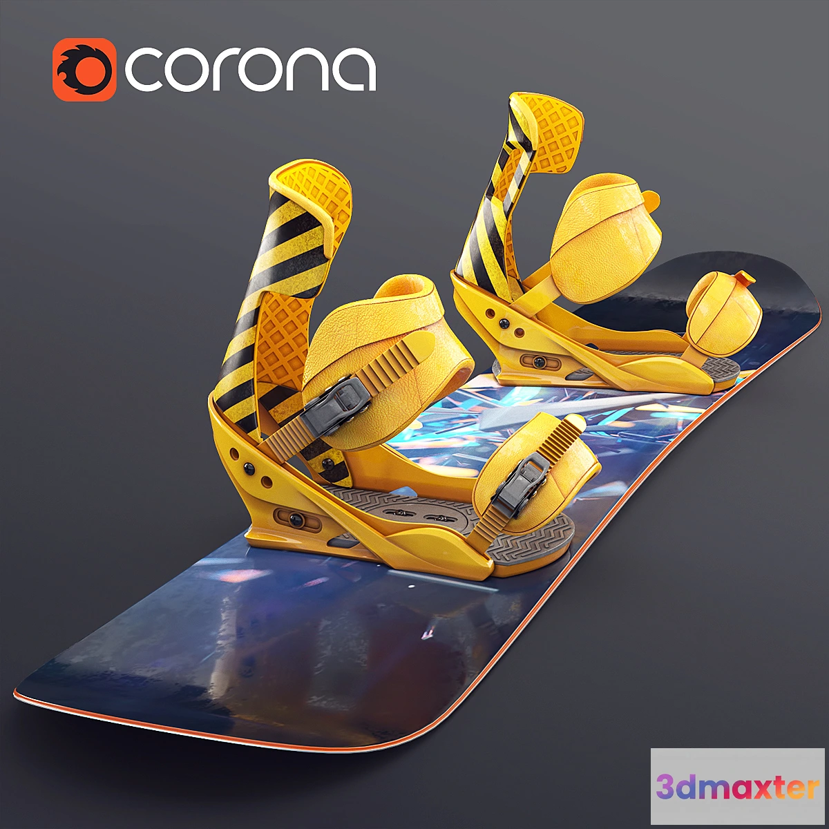 1437854 - Snowboard 3D Max
