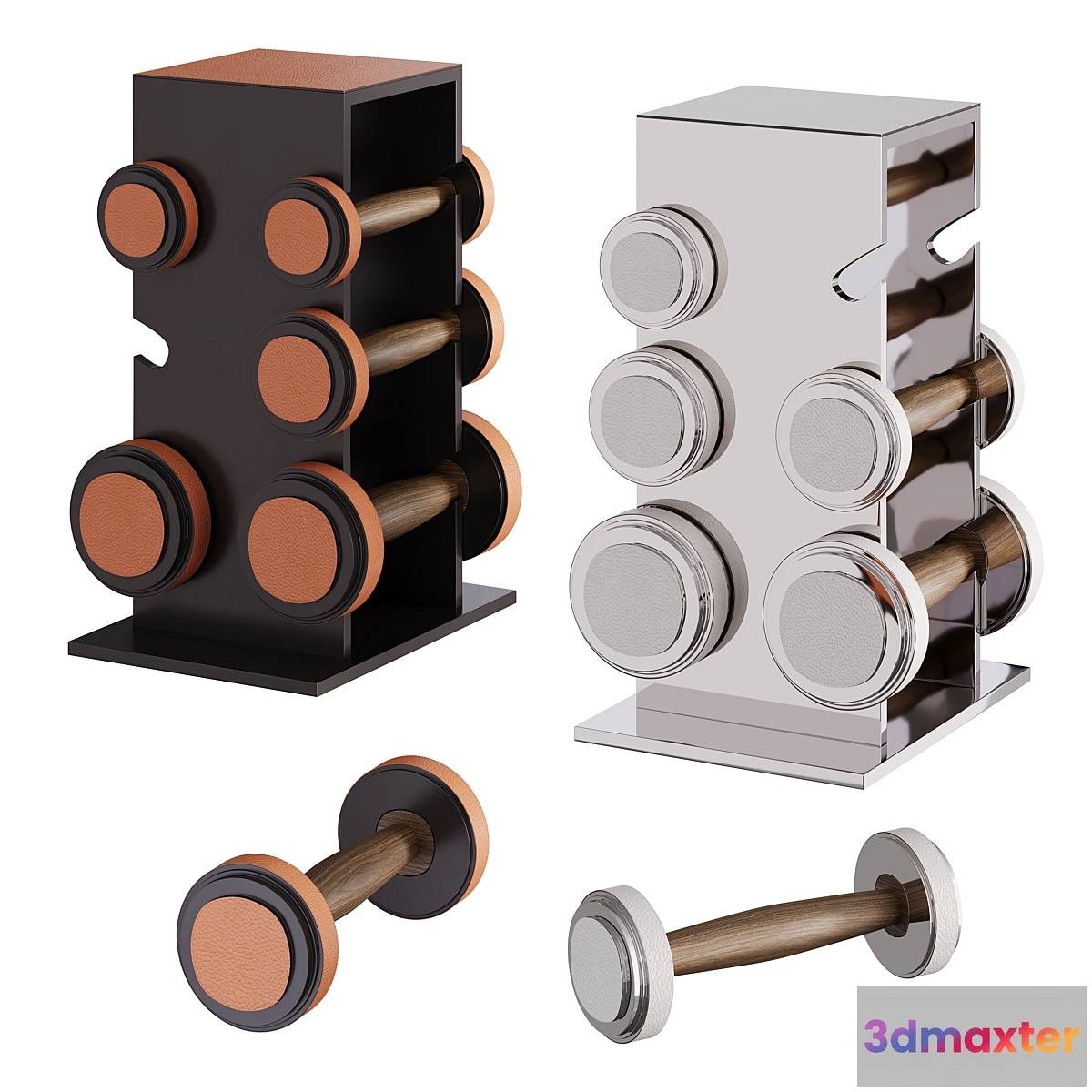 1440166 - Magnus Gym Weights Set 2 3D Max