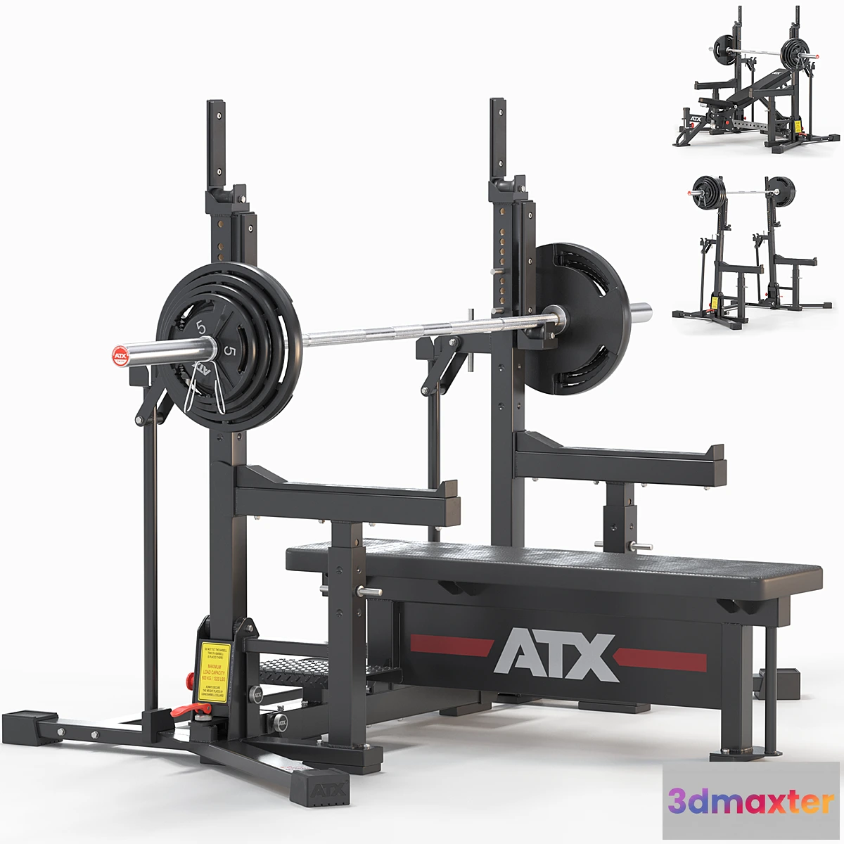 1442046 - ATX_IPF Powerlifting Combo Rack COP-700 3D Max