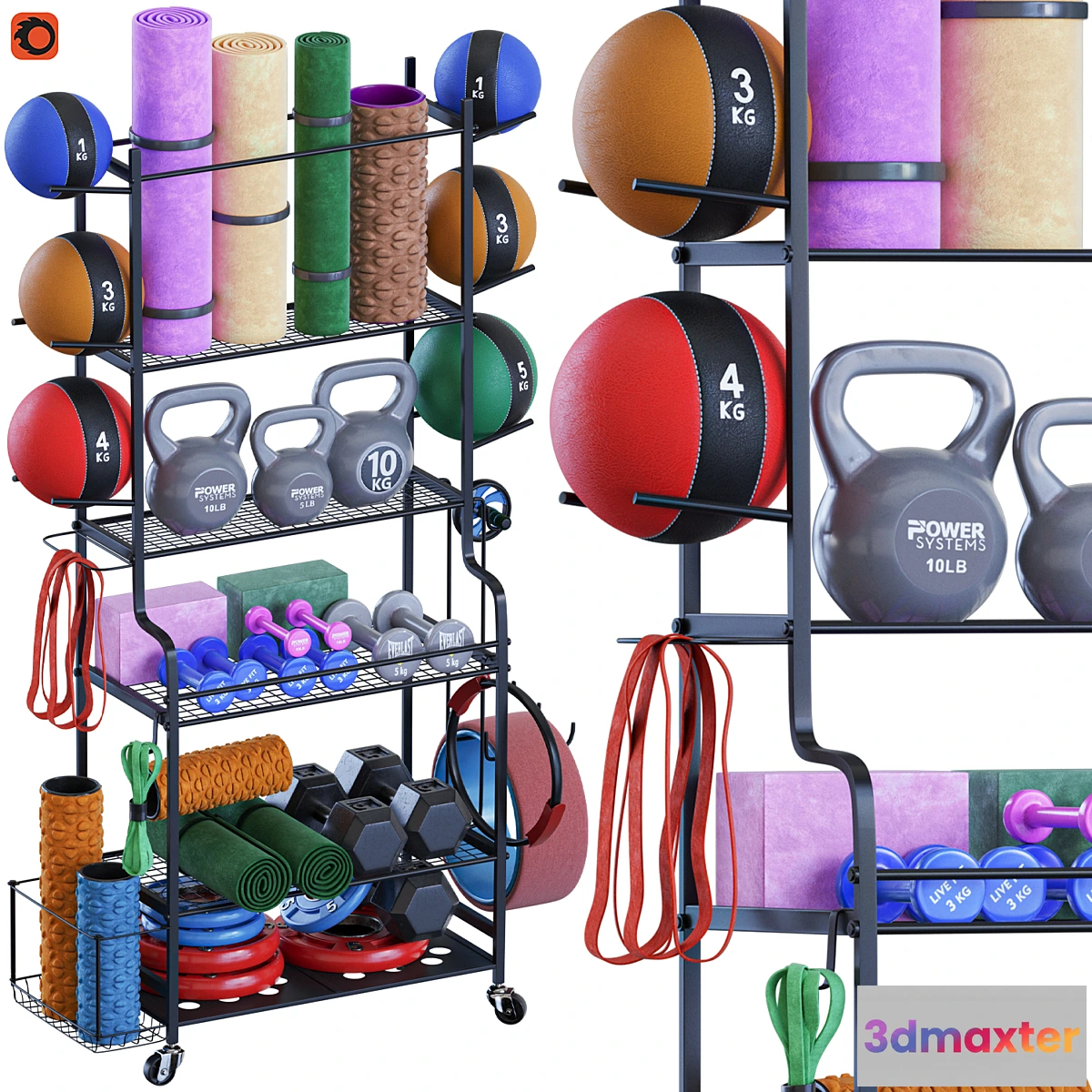 1444056 - sport equipments 03 3D Max
