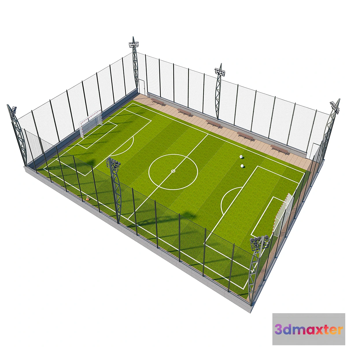 1448566 - Football stadium Mini Stadium 3D Max