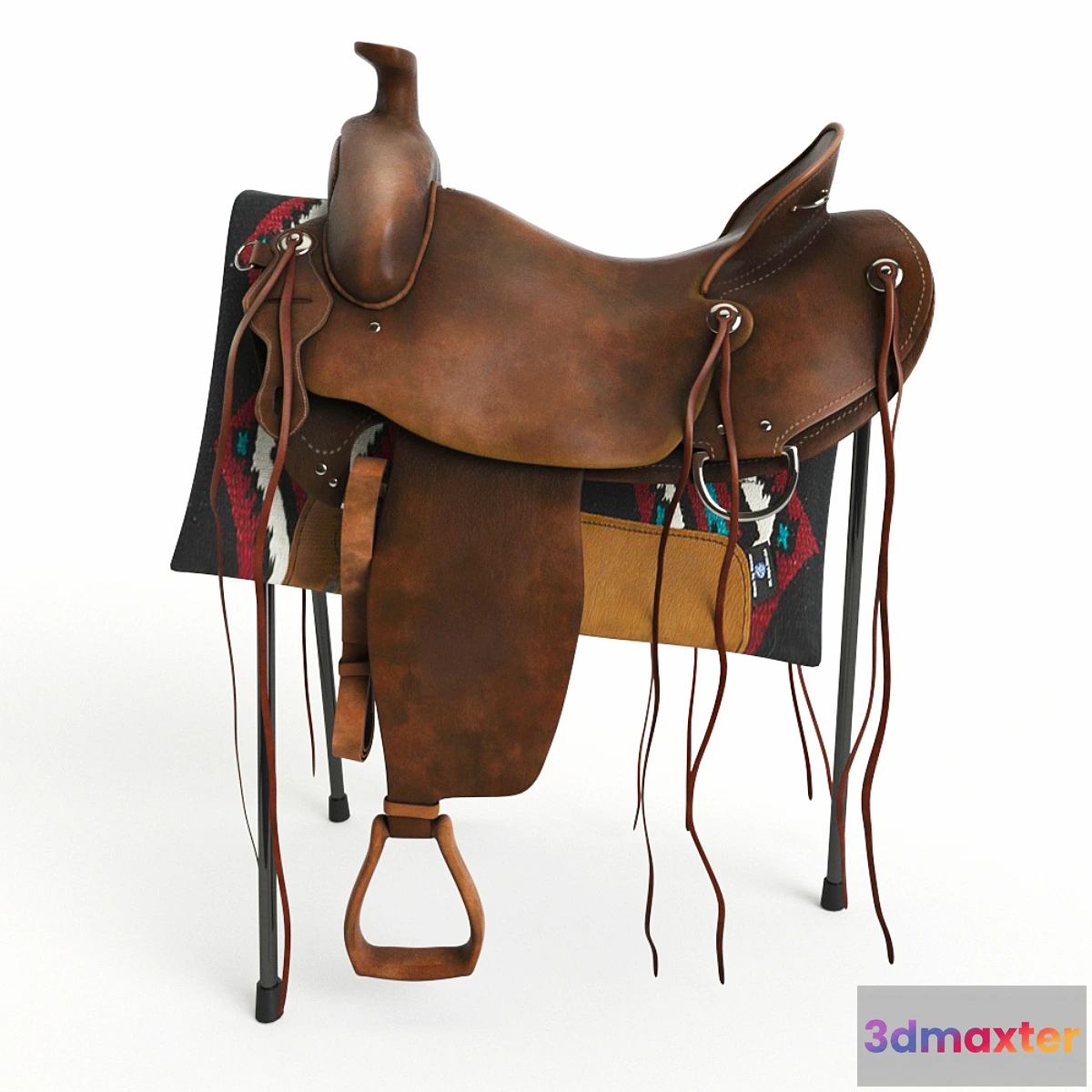 1459328 - Ranch Western Trail Saddle 3D Max