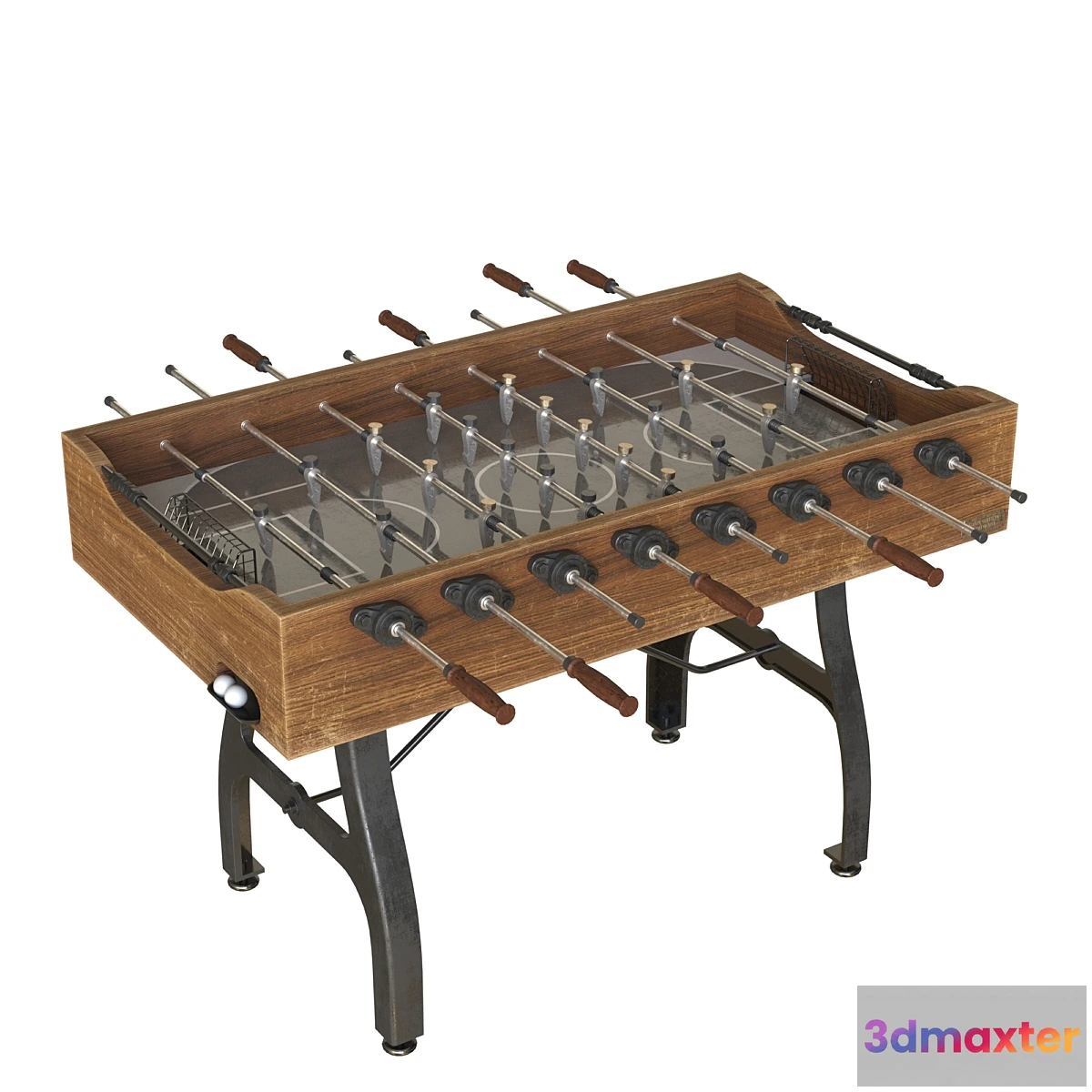 1461402 - Vintage Industrial Foosball Table 3D Max