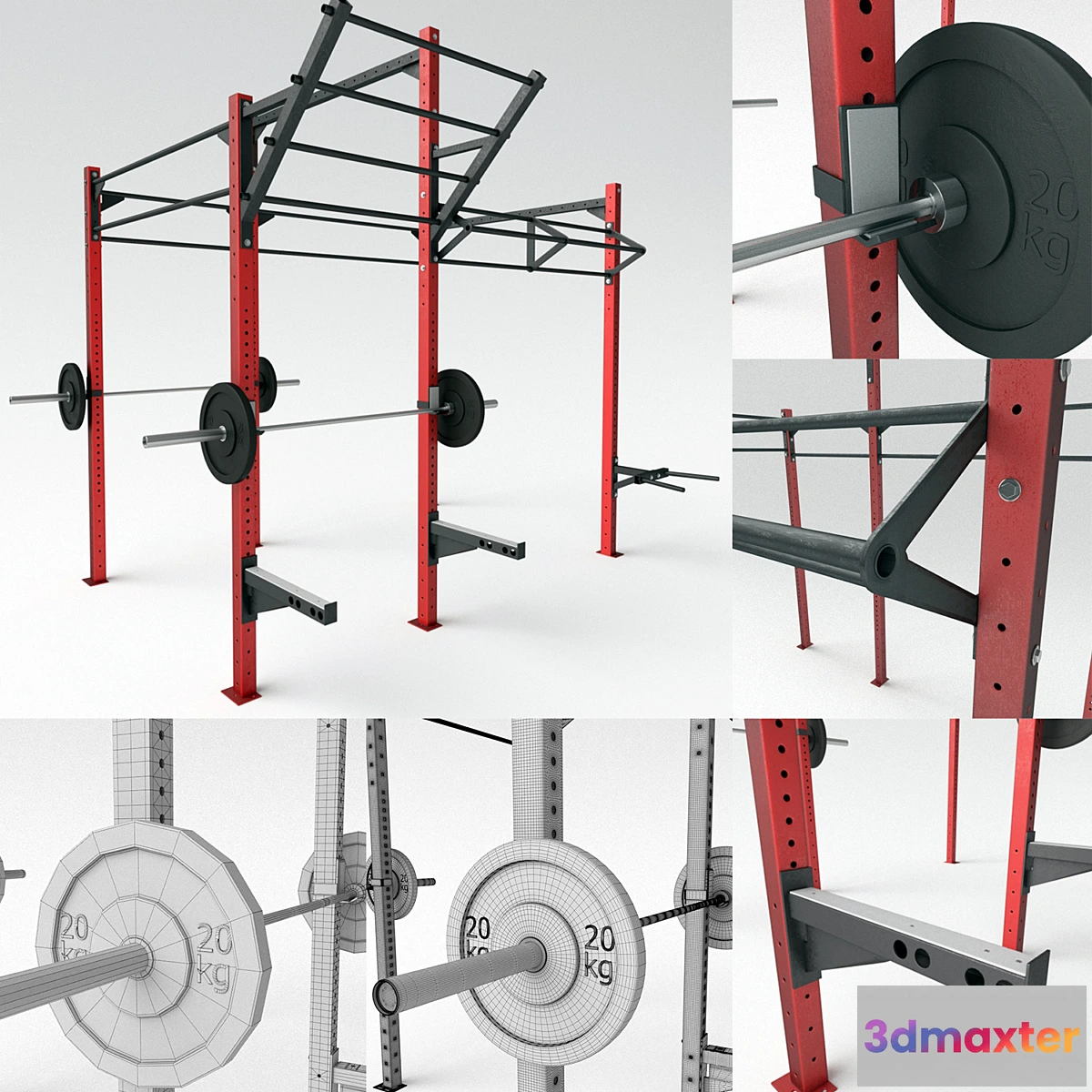 1466794 - Power Frame for CrossFit 3D Max