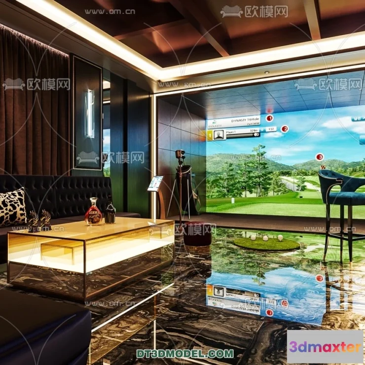 1518244 - OTHER MODELS - SPORTS - 3D Model For Interior Design - 2292 3D Max