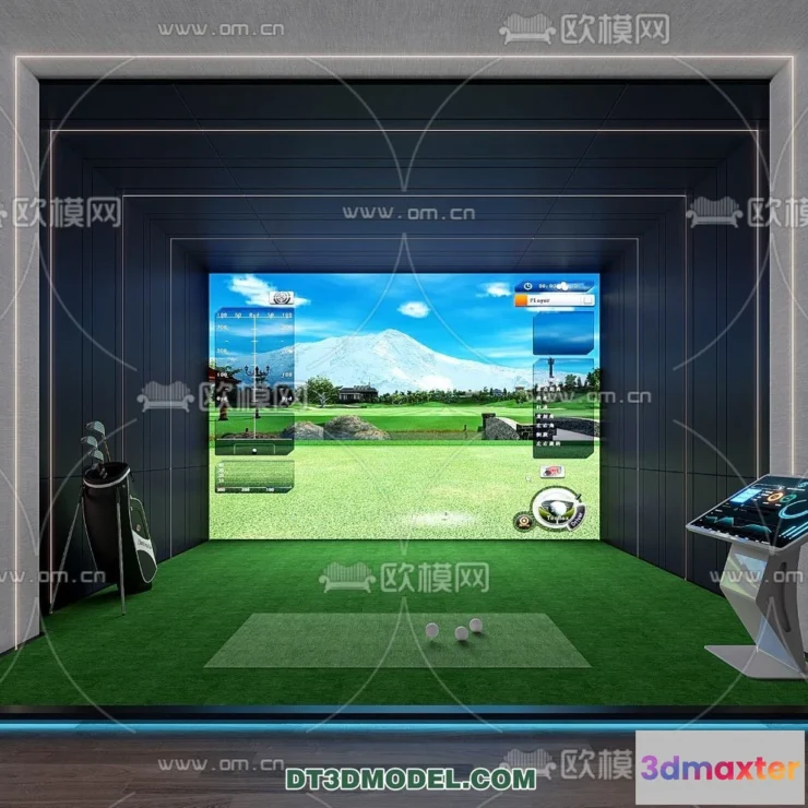 1518268 - OTHER MODELS - SPORTS - 3D Model For Interior Design - 2304 3D Max