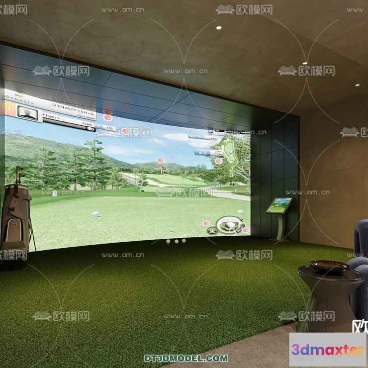 1518274 - OTHER MODELS - SPORTS - 3D Model For Interior Design - 2307 3D Max