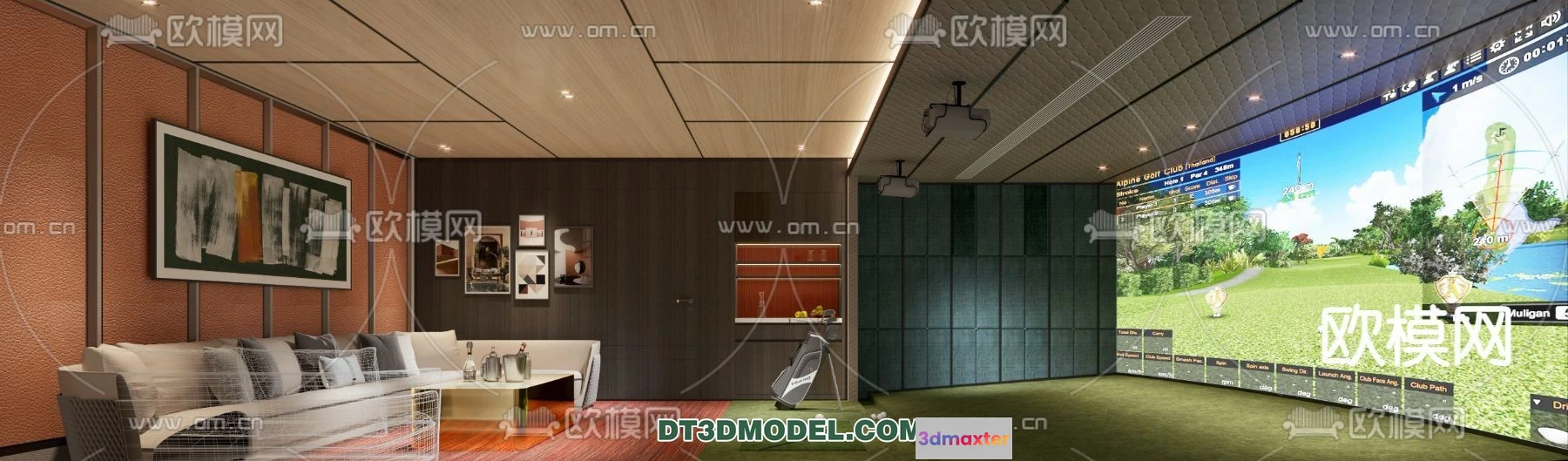 1518276 - OTHER MODELS - SPORTS - 3D Model For Interior Design - 2308 3D Max