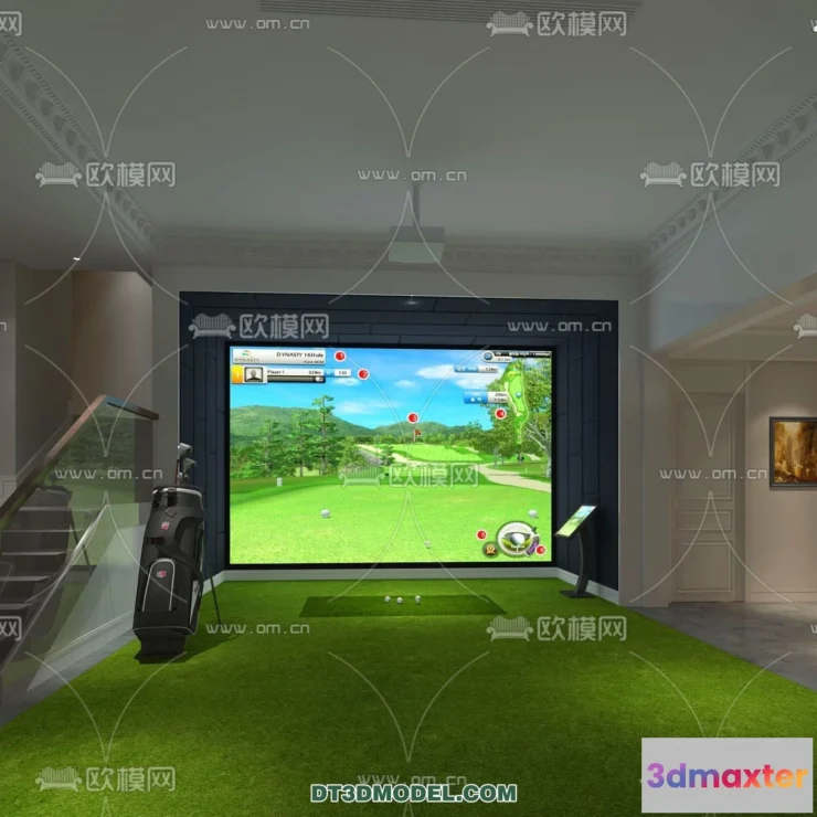 1518284 - OTHER MODELS - SPORTS - 3D Model For Interior Design - 2312 3D Max