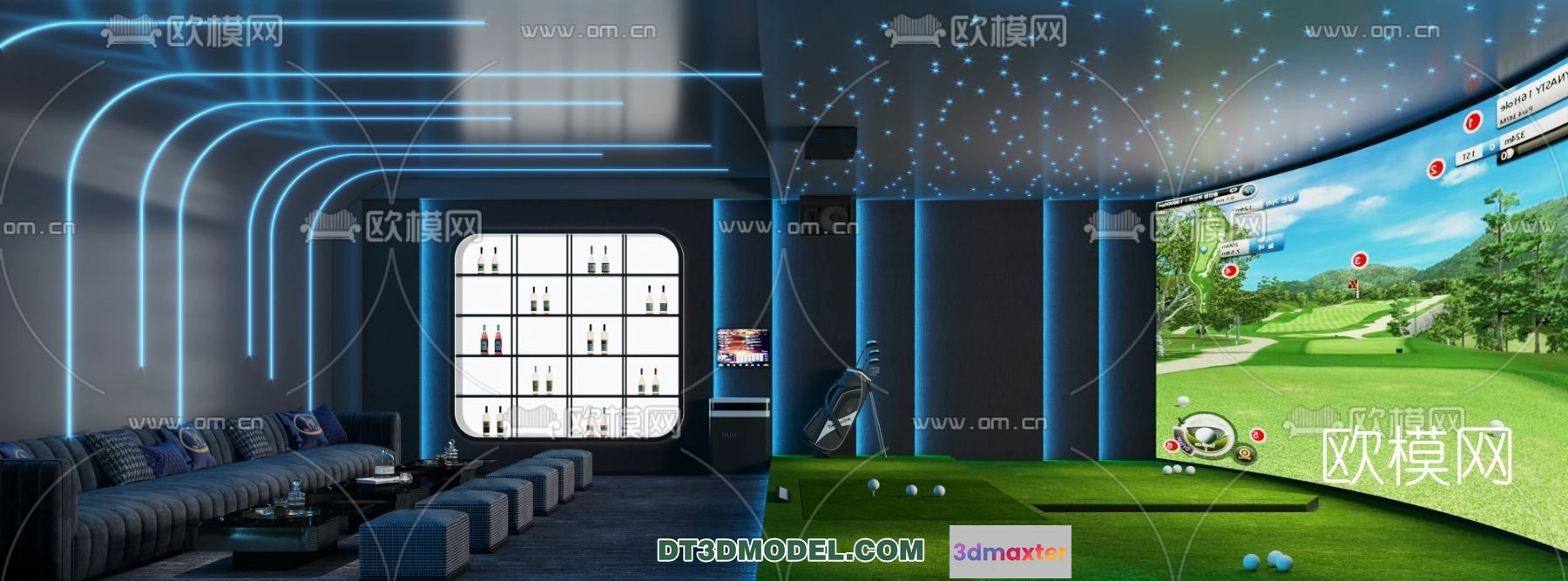 1518286 - OTHER MODELS - SPORTS - 3D Model For Interior Design - 2313 3D Max