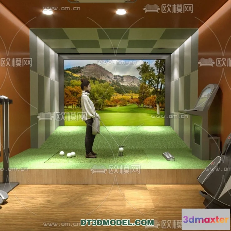 1518296 - OTHER MODELS - SPORTS - 3D Model For Interior Design - 2318 3D Max