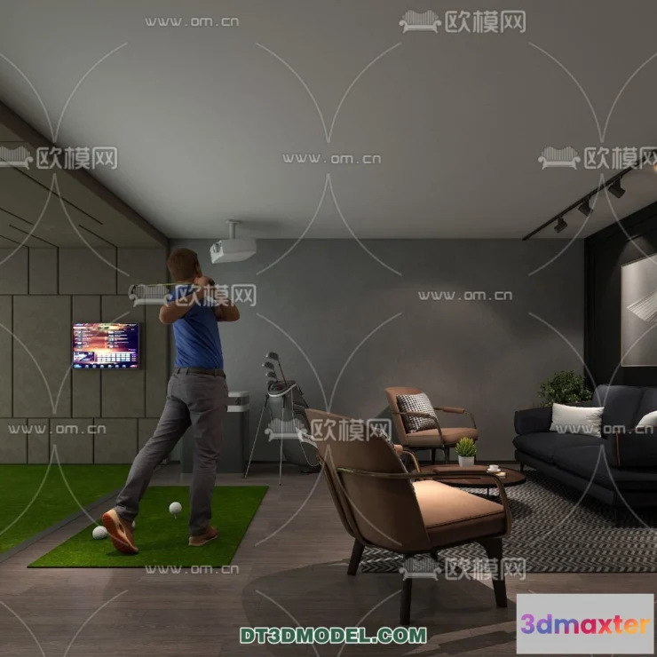 1518318 - OTHER MODELS - SPORTS - 3D Model For Interior Design - 2329 3D Max