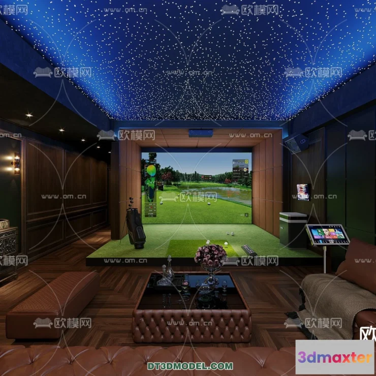 1518324 - OTHER MODELS - SPORTS - 3D Model For Interior Design - 2332 3D Max