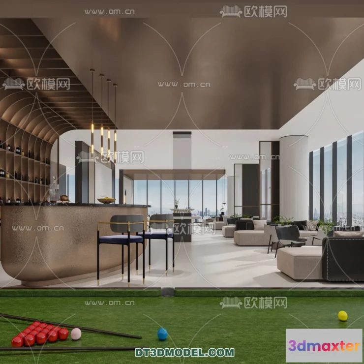 1518336 - OTHER MODELS - SPORTS - 3D Model For Interior Design - 2338 3D Max