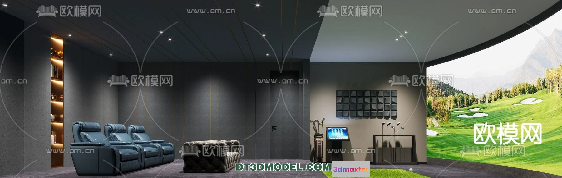 1518350 - OTHER MODELS - SPORTS - 3D Model For Interior Design - 2345 3D Max