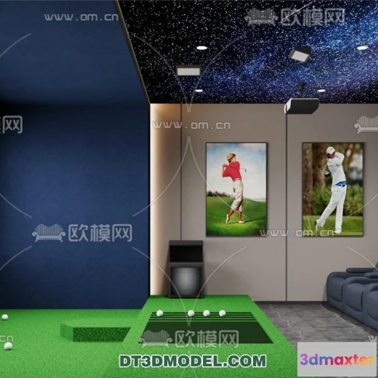 1518362 - OTHER MODELS - SPORTS - 3D Model For Interior Design - 2351 3D Max