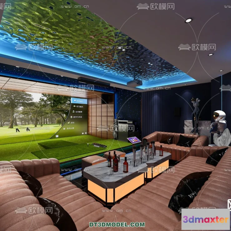 1518366 - OTHER MODELS - SPORTS - 3D Model For Interior Design - 2353 3D Max