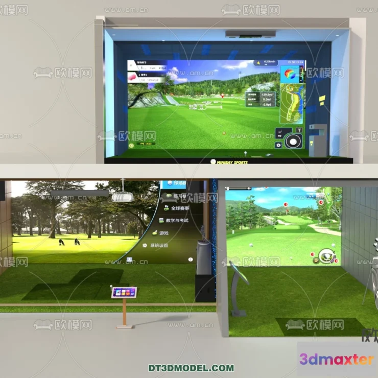 1518368 - OTHER MODELS - SPORTS - 3D Model For Interior Design - 2354 3D Max